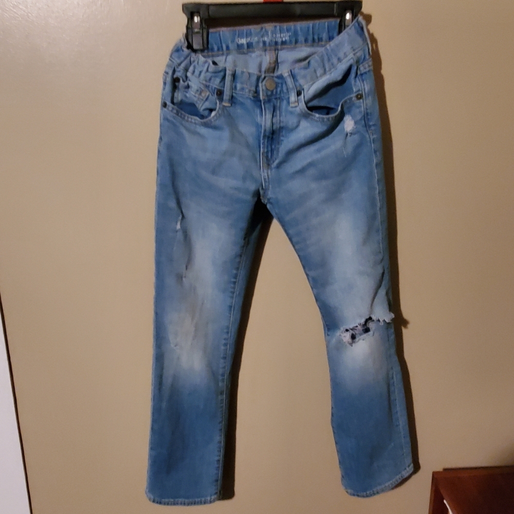 Boys Distressed blue jeans